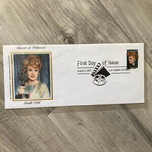Commemorative Lucille Ball, Legends of Hollywood, Envelope w/ Color Photo/Stamp